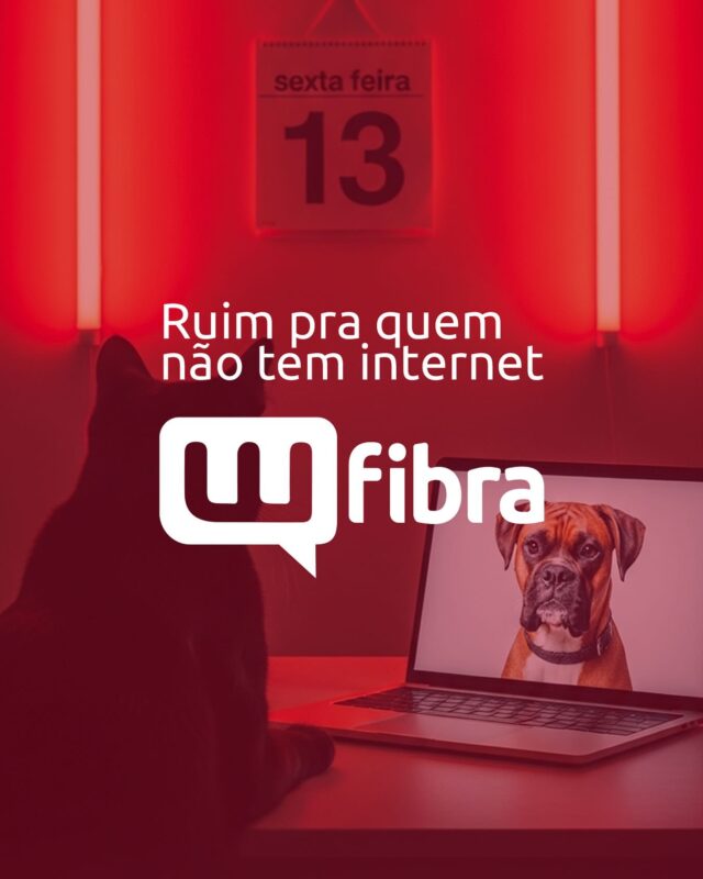 Sexta-feira 13 

Azar mesmo é pra que não tem internet da W fFbra em casa! 
🐈‍⬛😱
.
.
.
.
.
#sextafeiratreze #internet #niteroi #azar #bandalarga #telecom