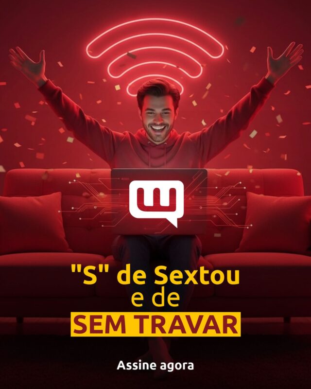 Sextou com conexão de verdade!
Com a W Fibra, sua diversão é garantida: filmes, séries, jogos e chamadas de vídeo sem travar.
Porque internet boa é aquela que acompanha o seu ritmo. 🚀

Assine agora e sinta a diferença!

#WFibra #InternetSemTravar #SextouComWFibra #ConexãoDeQualidade #InternetDeVerdade #AltaVelocidade